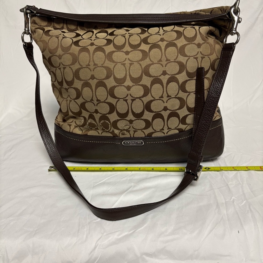 Coach Tan and Brown Bag
